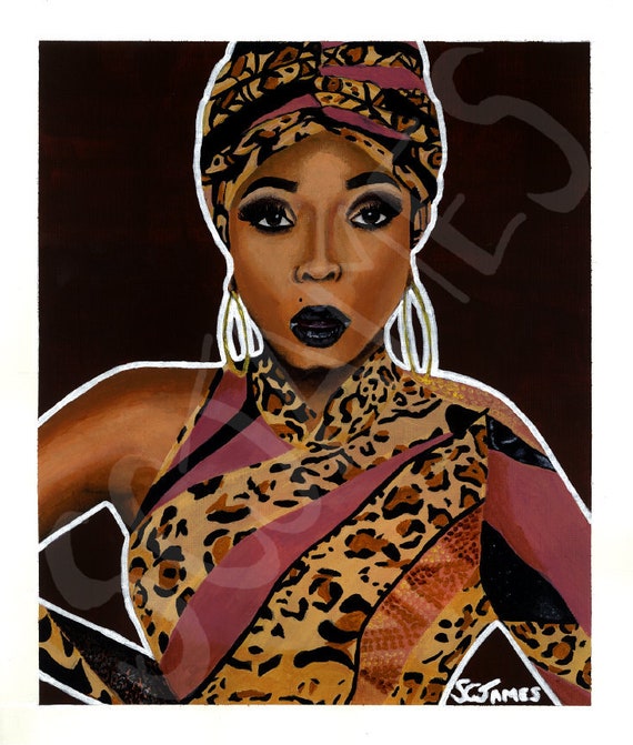 Bebe Zahara Benet In Brown Drag Queen Winners Portrait Print Etsy