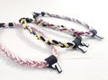 Baseball Basketball All Sports 18" Tri Rope Tornado Necklace with Customized Number, 25 Color Combinations to Choose for Boys and Girls