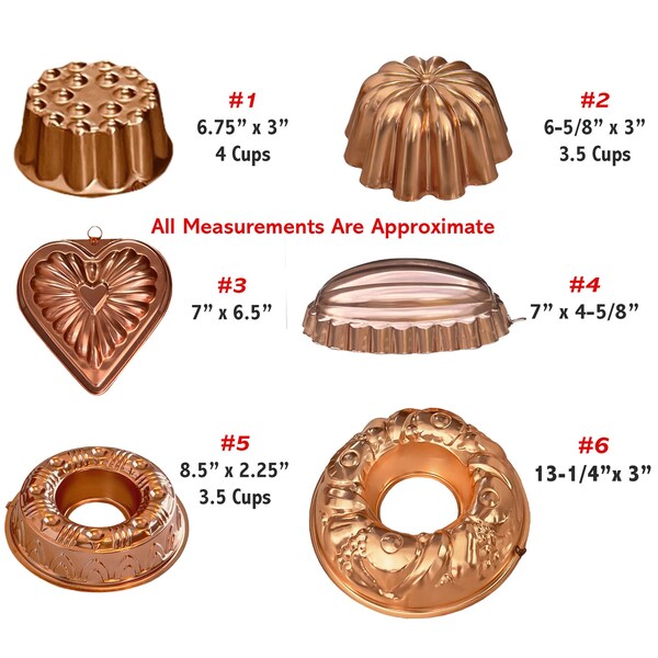 Copper Jello Mold Etsy