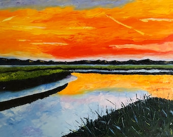 Sunset on the Lake