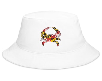 Maryland Crab Bucket Hat
