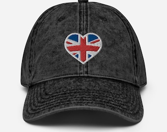 Union Jack Vintage Cotton Twill Cap