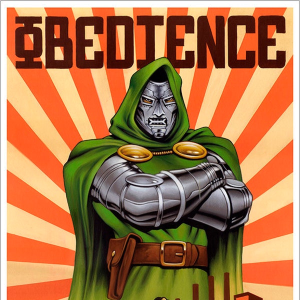 Dr Doom Framed Etsy