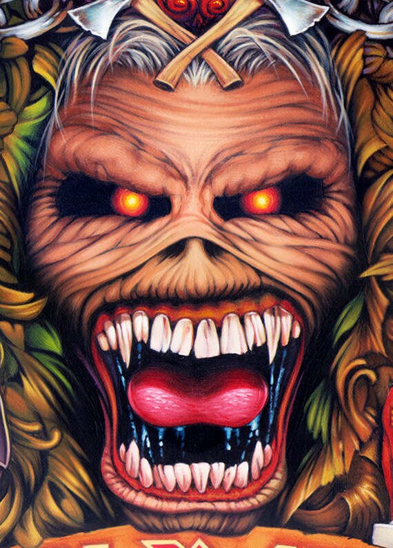 Iron Maiden Family Crest Art Print, 11x17