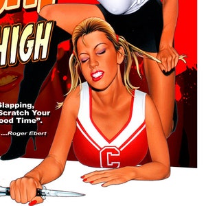 Catfight at Central High Bad Girl Faux movie poster art. 11x17 print, FREE Shipping image 3