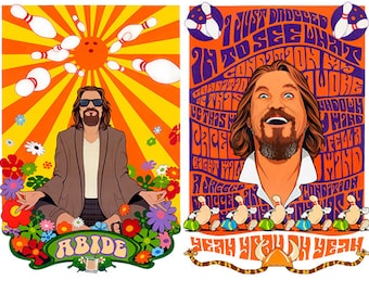 The Big Lebowski, movie poster art, "2 print special"