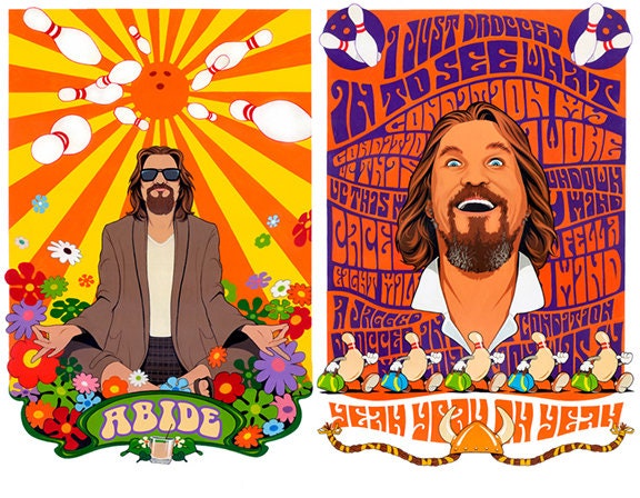 The Big Lebowski, Movie Poster Art, 