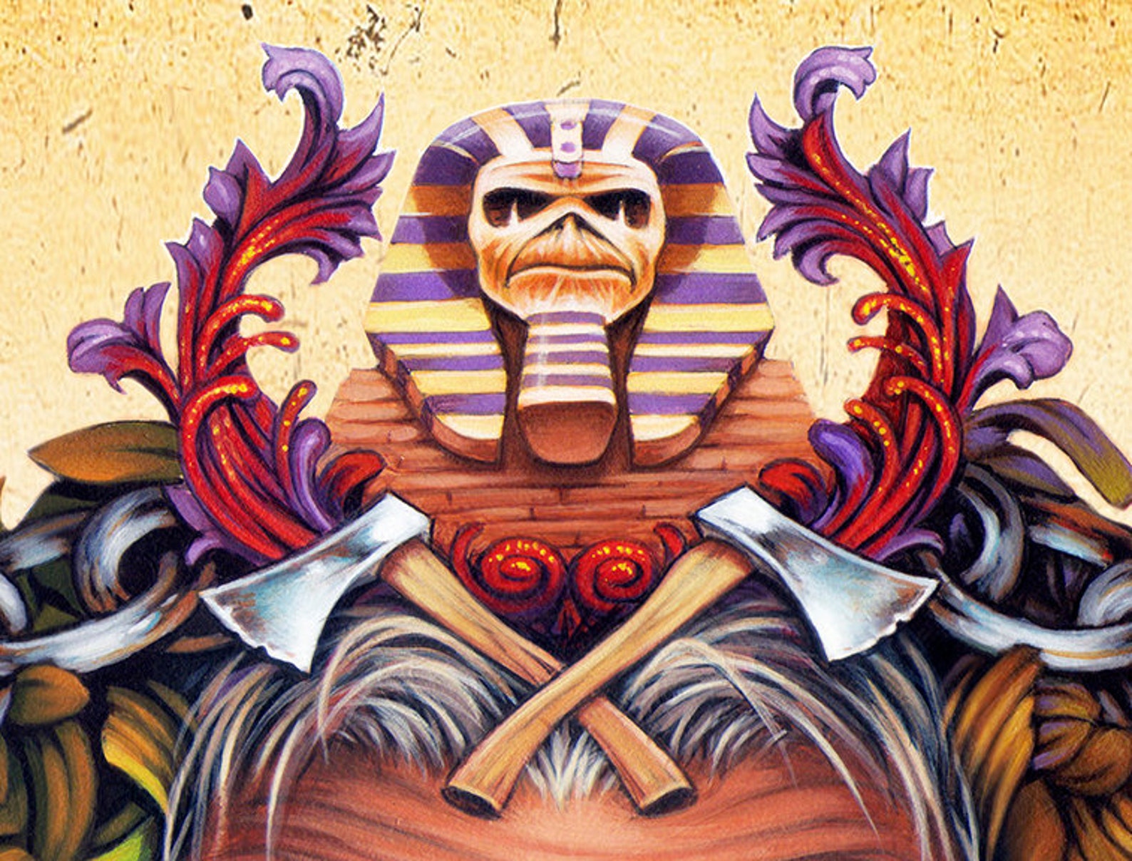 Iron Maiden Family Crest Art Print 11x17 Signed by Etsy UK