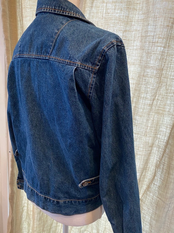 Vintage BILL BLASS Denim Jacket Size Small - image 2