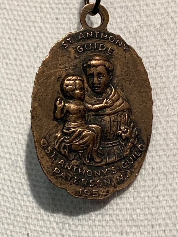 Beautiful Religious Vintage Large Catholic Medal … - image 3