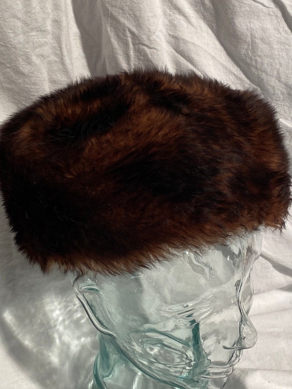 Vintage Primitive Buffalo Fur Hat - Etsy