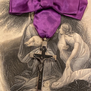 Germany 1930’s Pectoral Crucifix Cross , Antique Religious Pectoral Crucifix