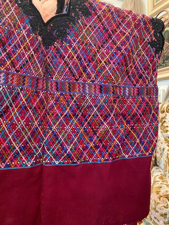 Vintage HUIPIL Handmade Guatemala Textile