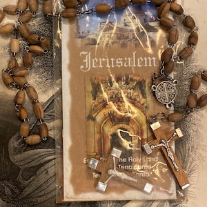 Holy Soil From Bethlehem And Terra Santa Jerusalem Rosary