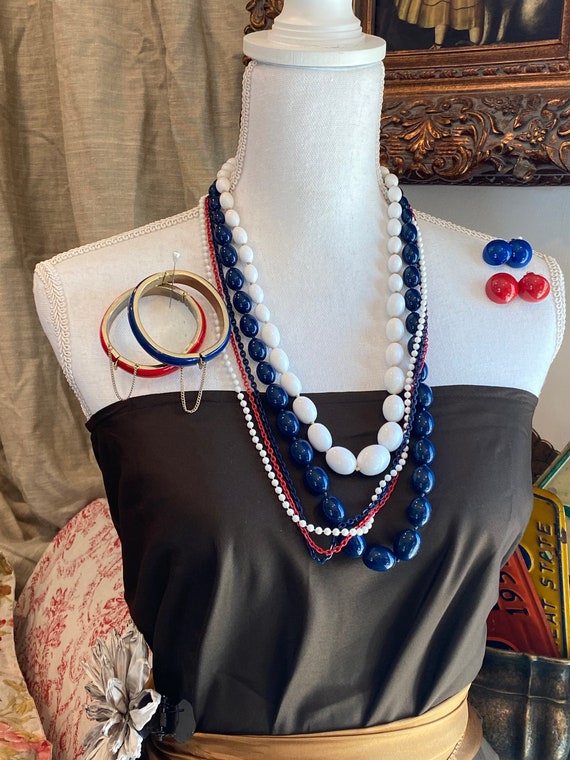 Red White and Blue Bracelet Custom, Heishi Bead Bracelet Stack, Patriotic  Jewelry for Women, Birthday Gift for Teen Girl, Boho Bracelet Set - Etsy |  Clay bead necklace, Beaded bracelets, Clay bracelet