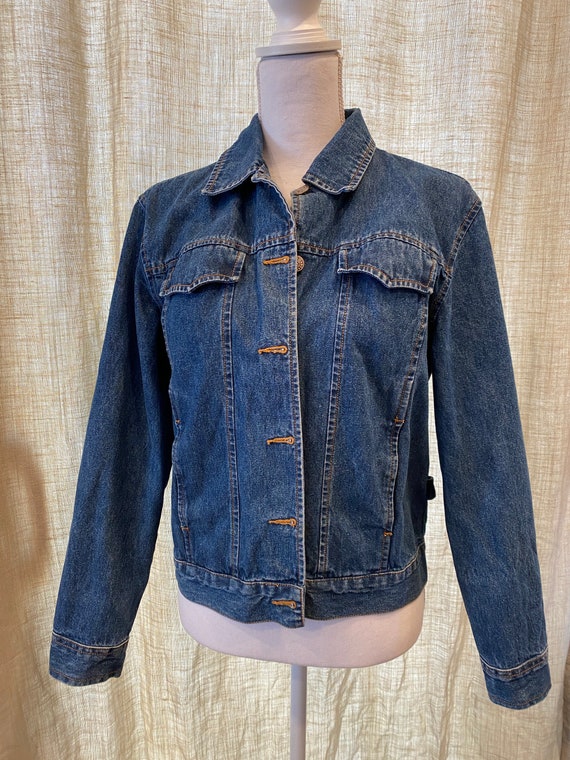 Vintage BILL BLASS Denim Jacket Size Small - image 1