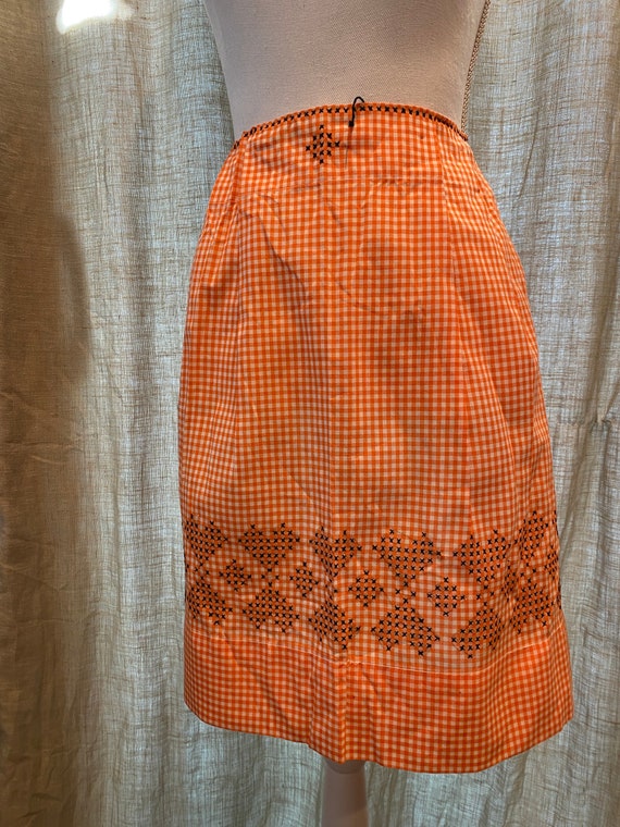 vintage half apron hand Gem