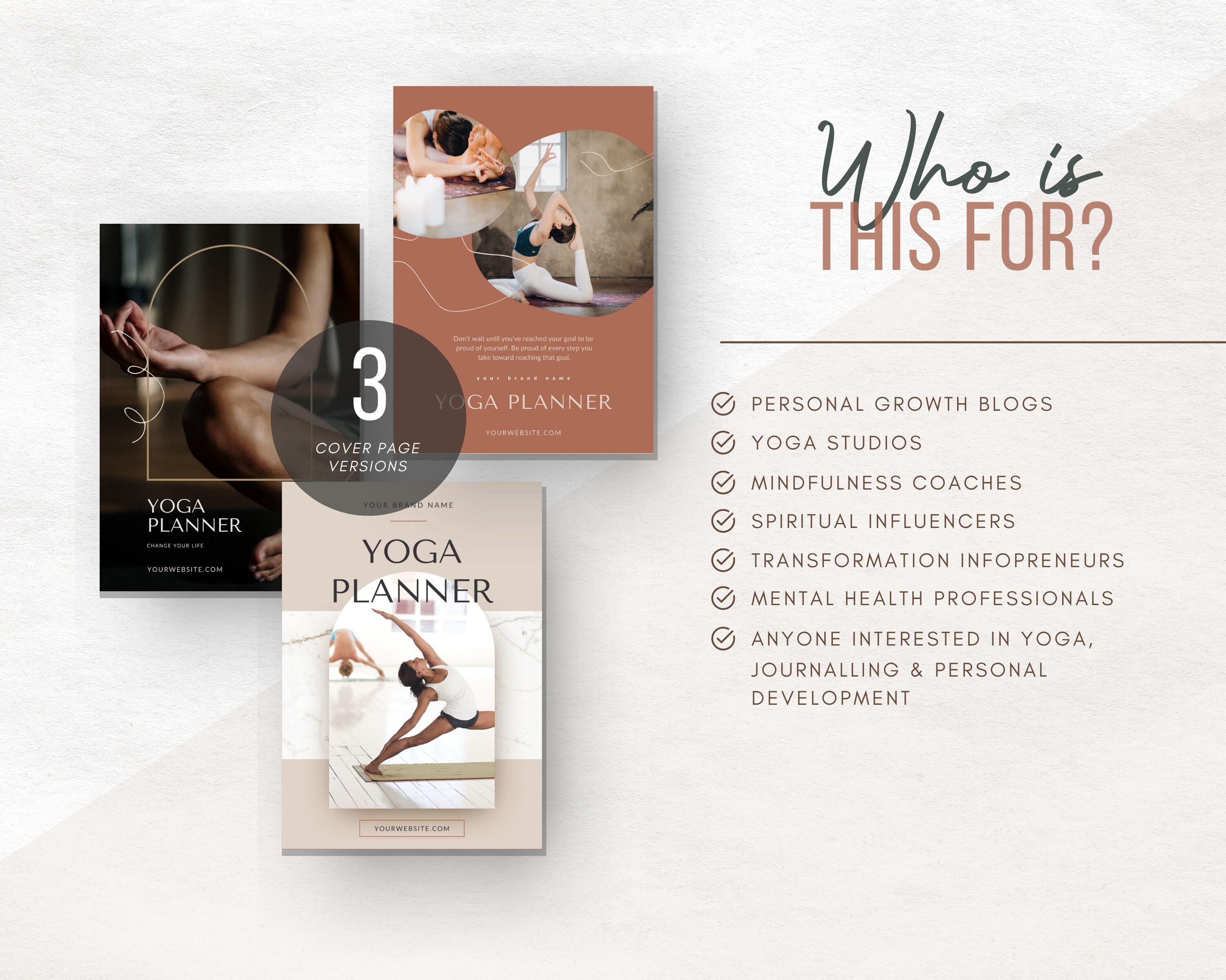 Yoga Ebook Template Workbook Template Canva Workbook | Etsy