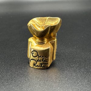 Authentic Oscar De La Renta Pin - Vintage Perfume Bottle