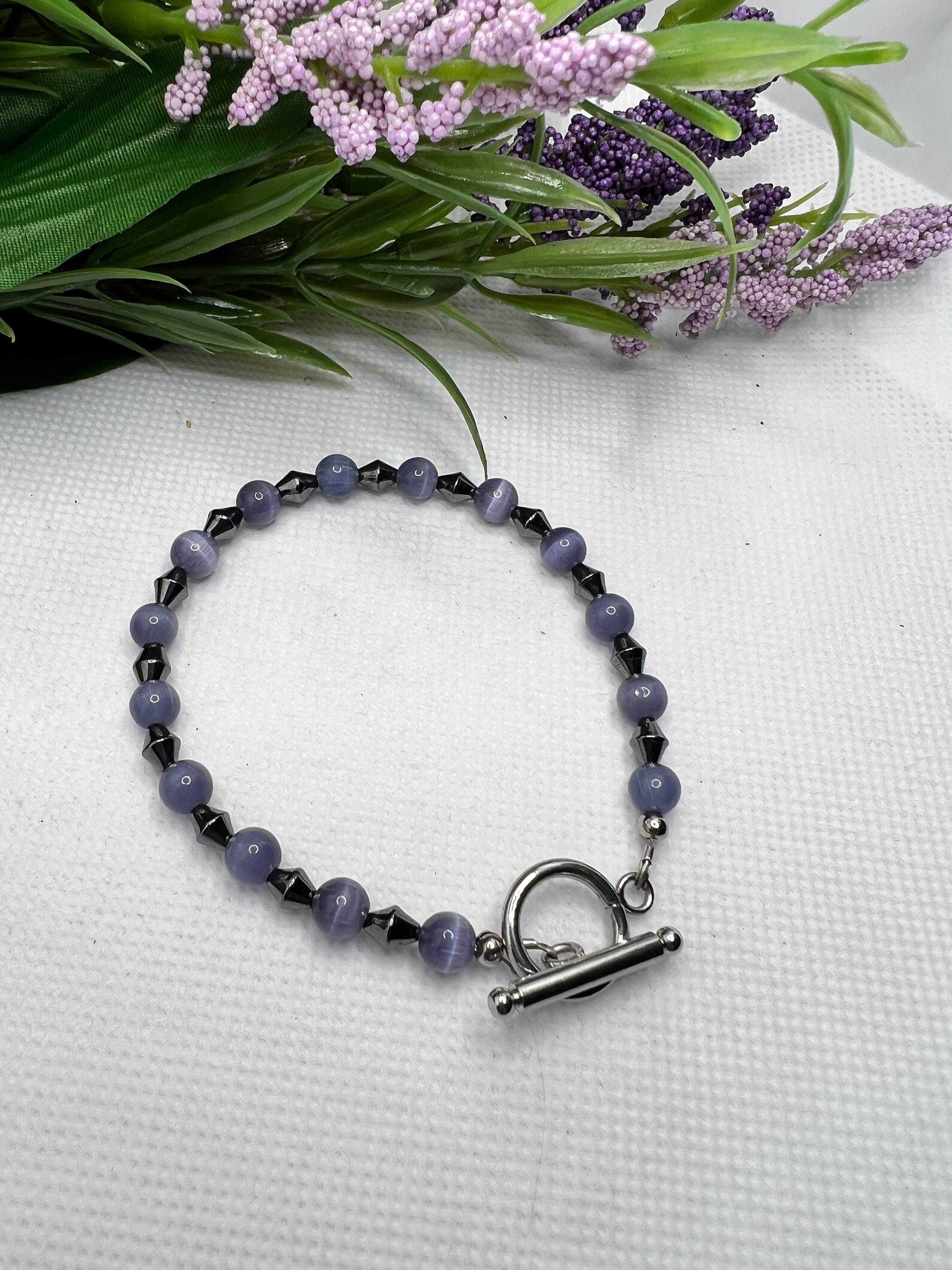 Hematite Bracelet Hematite Bracelet Women Hematite Gemstone Etsy UK
