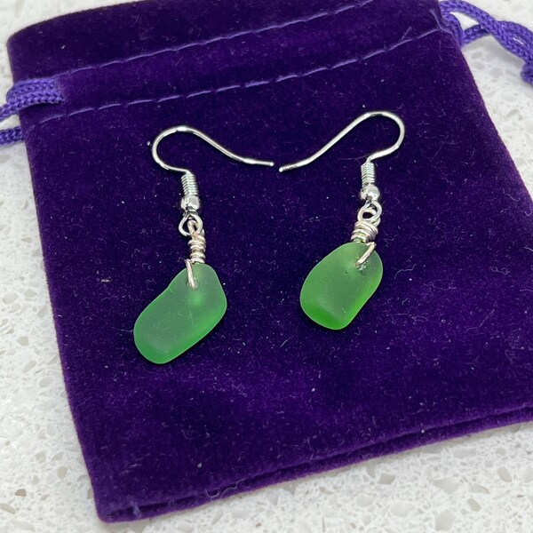 Green Beach Glass - Etsy