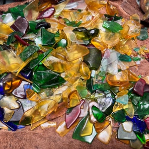 Tumbled Atlantic Sea Glass: Mixed Colors, Jewelry & Art Supplies