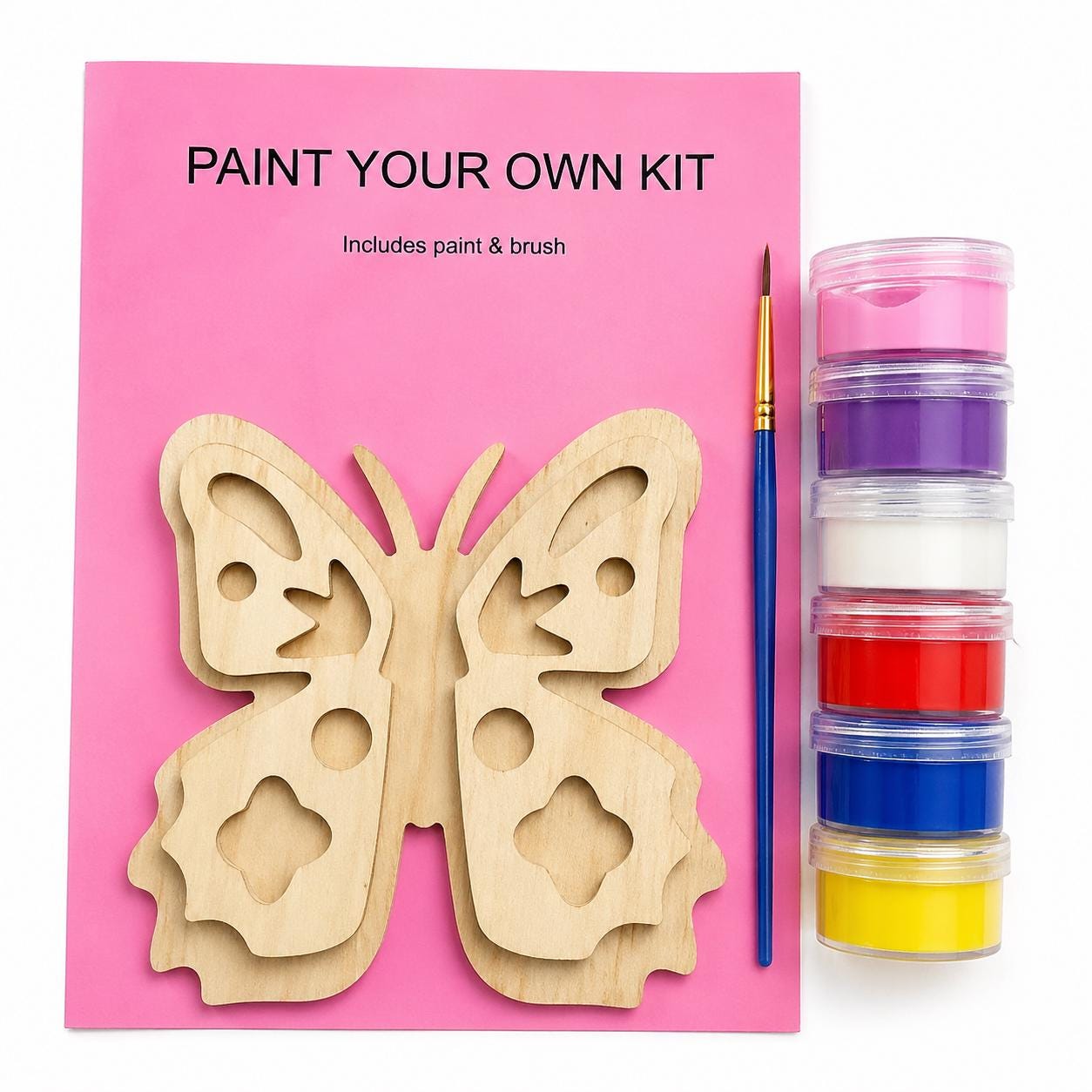 33 Flutter into Fun: Best Butterfly Craft Kits for Kids 21 Butterfly Paint Kit for Kids Wooden Craft DIY Art Activity Paint…