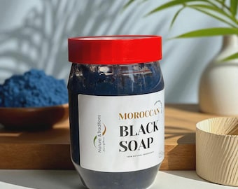 Schwarze Seife mit Nila Pulver - 250g