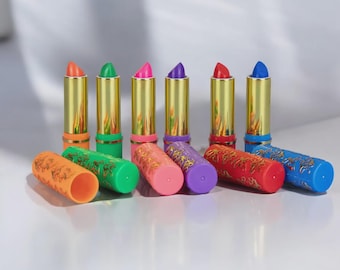 Barras de labios Moroccan Hare que cambian de color, 24 horas de duración, tonos que se adaptan al pH