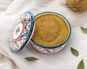 Henna Henne Natuurlijke haar- en tattookleur Puur biologisch Marokkaans hennapoeder / 100 g - 400 g