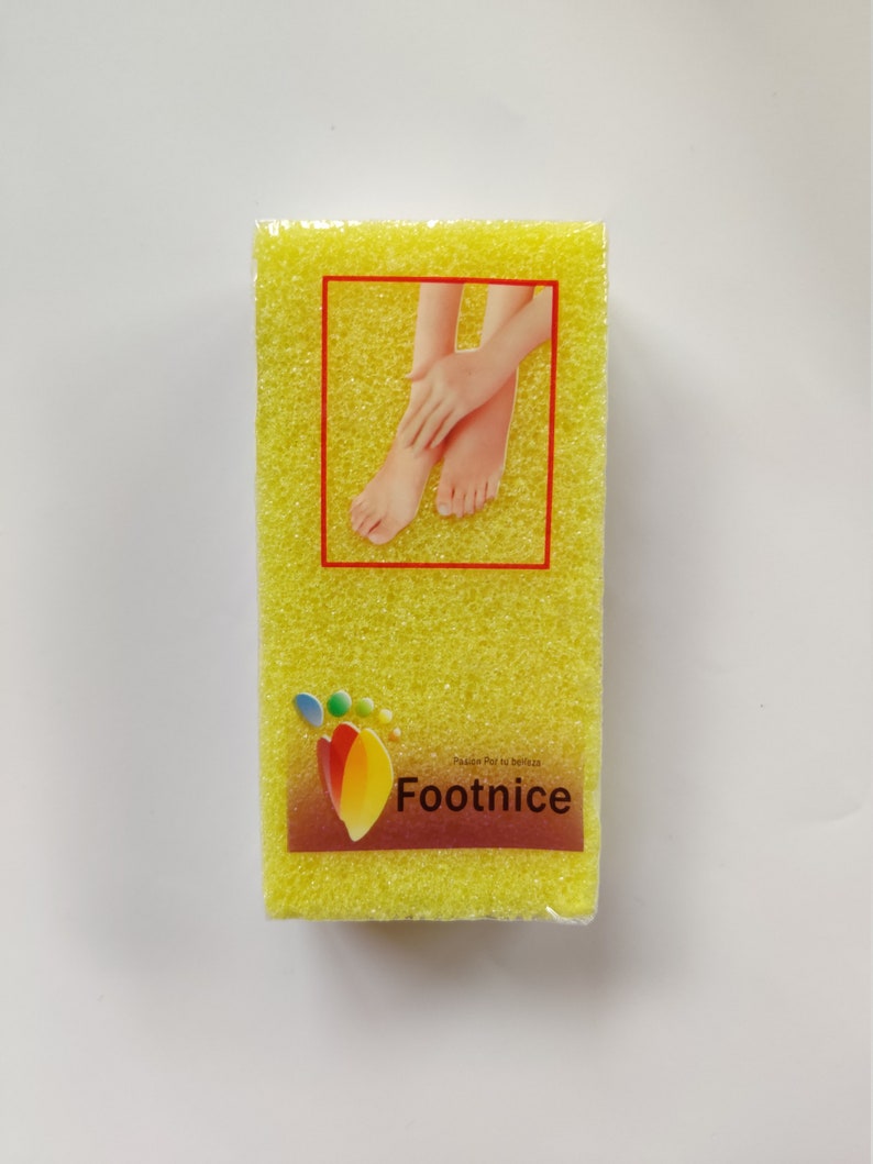 Foot Pumice Sponge Hard Dead Skin Callus Remover Care Scrub Etsy