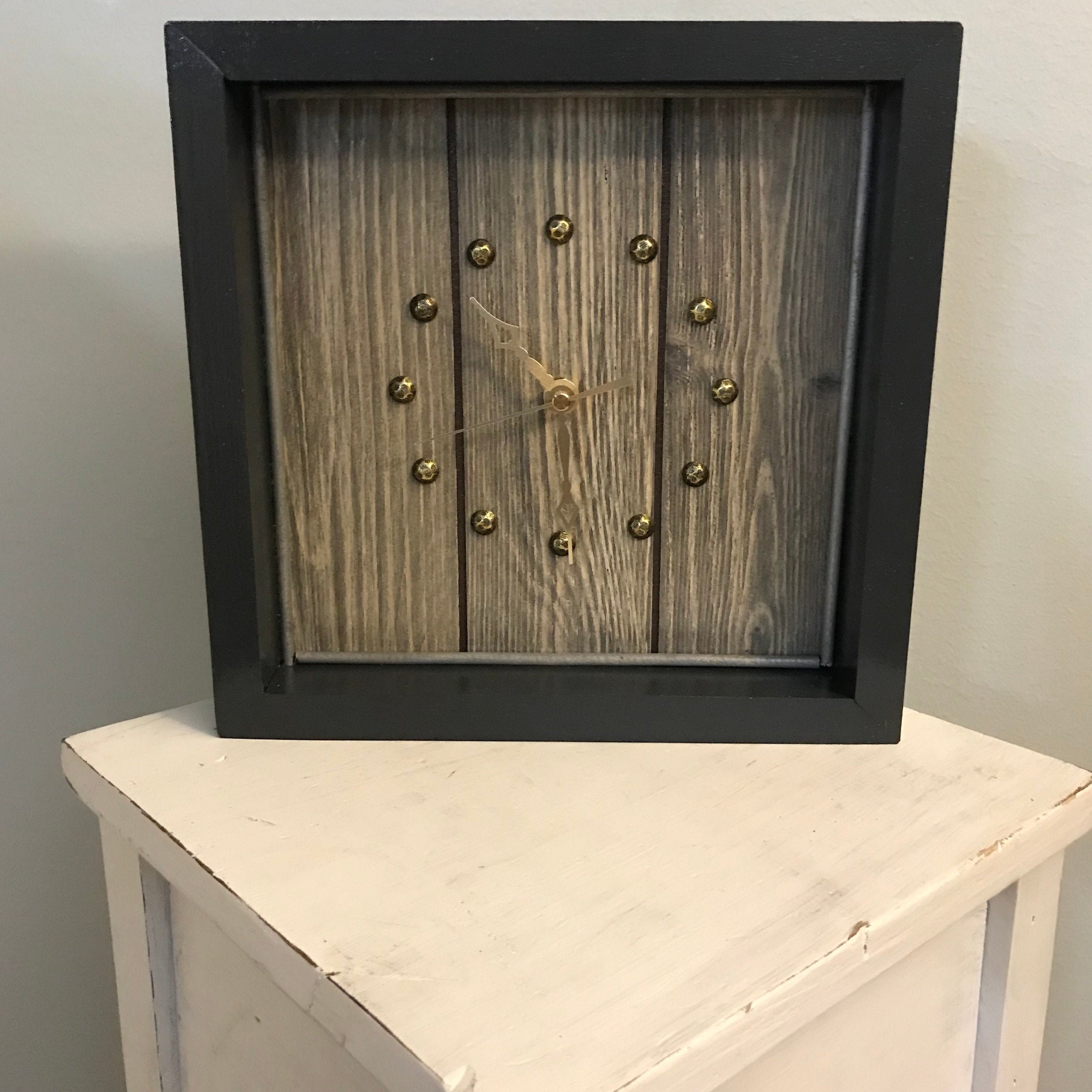 Elegant Rustic Handmade Decorative Clock wall Hanging or Etsy