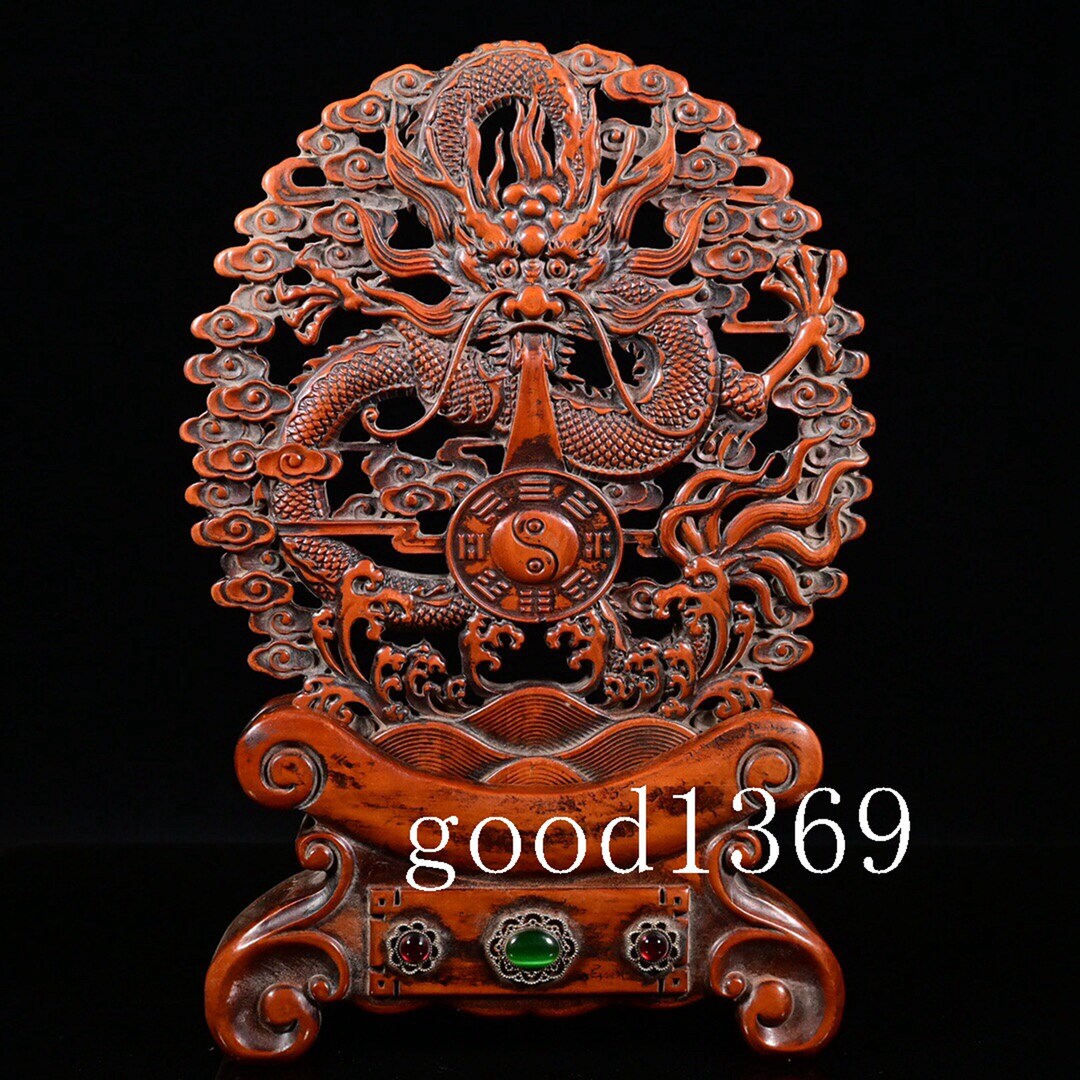 Tamron Screen Handcarved Boxwood Hollow Tenglong Screen Etsy UK