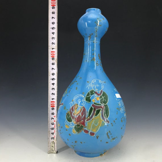 Old Chinese Ceramic Artistic Painting Painted Children S Etsy