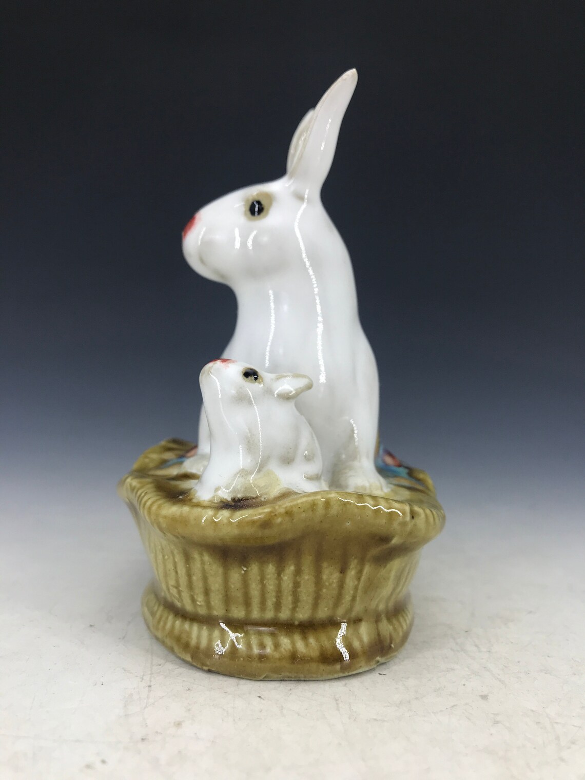 Chinese ceramics pure hand made exquisite ceramic rabbit | Etsy