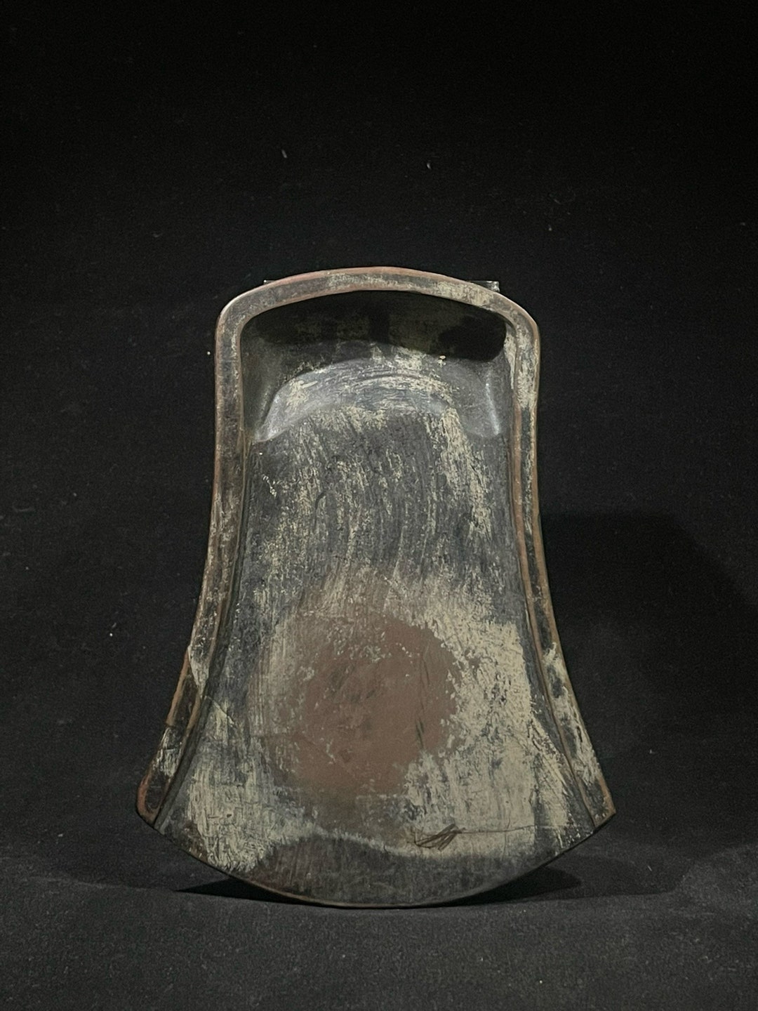 Chinese Antique Wooden Carving Dustpan Inkstone Etsy