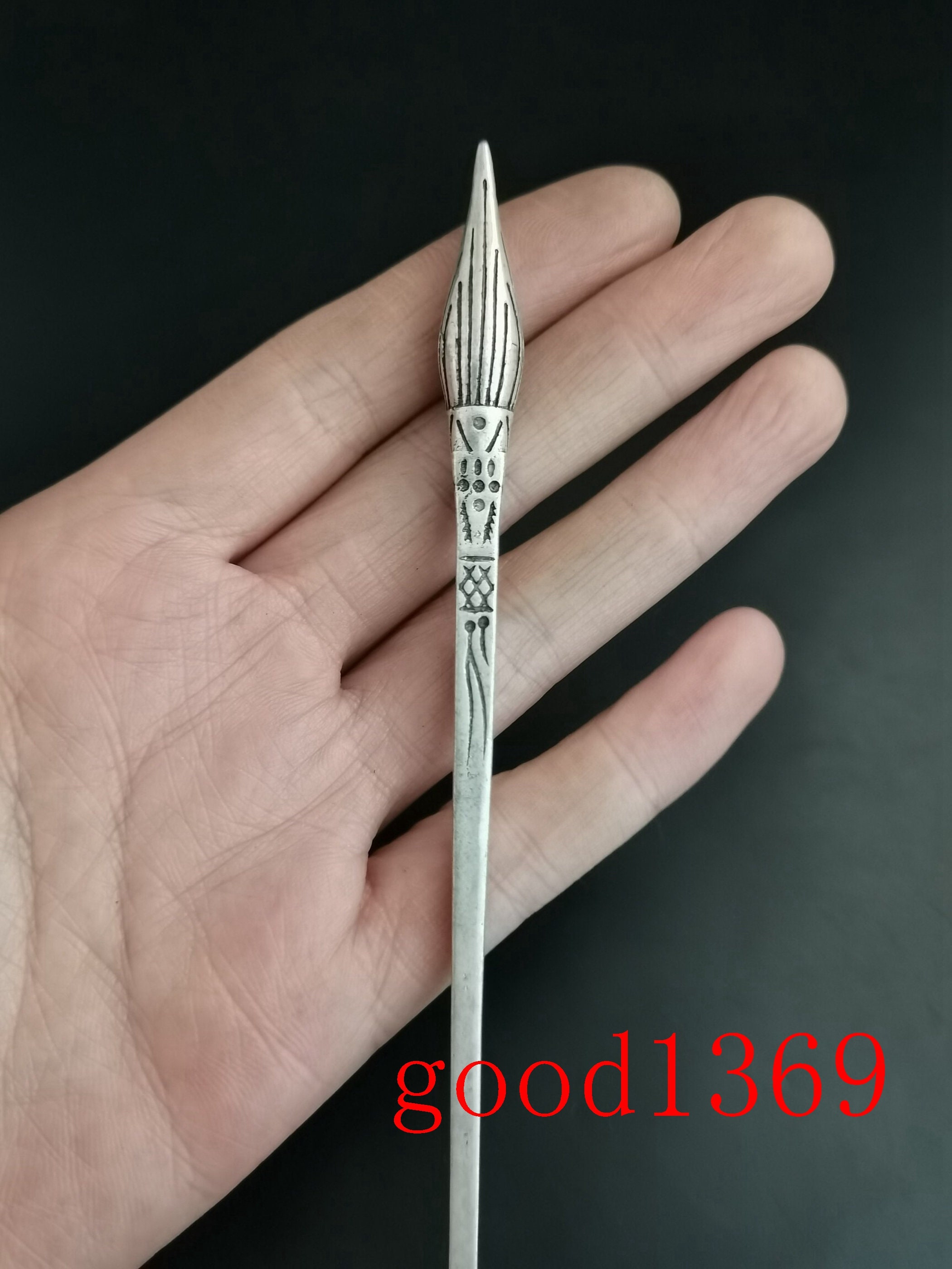 Silver zanzi hair ornaments Etsy