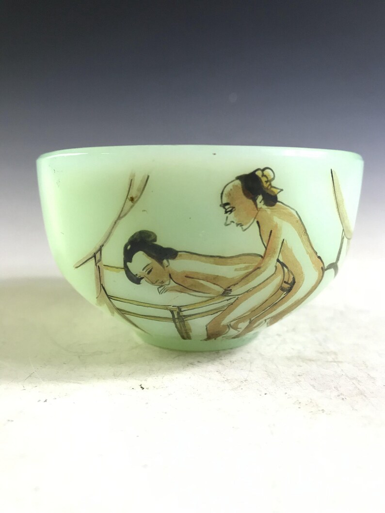 Early collection Hand-painted body art painting bowl decoration