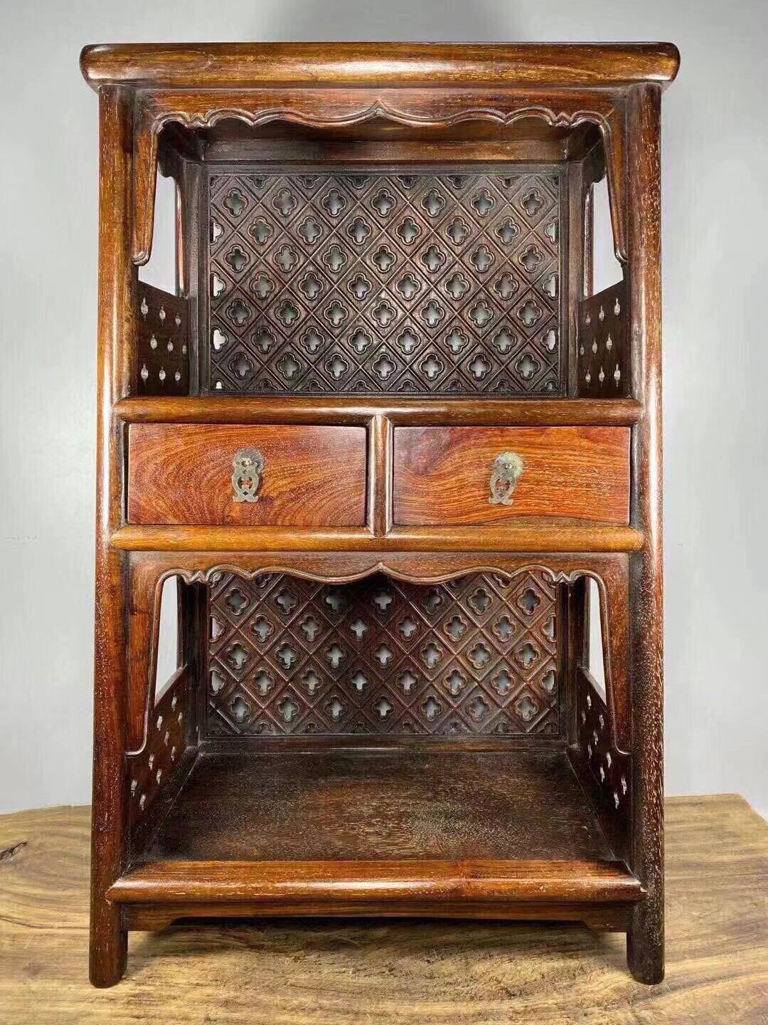 Chinese Antique Pear Wood Tea Etsy