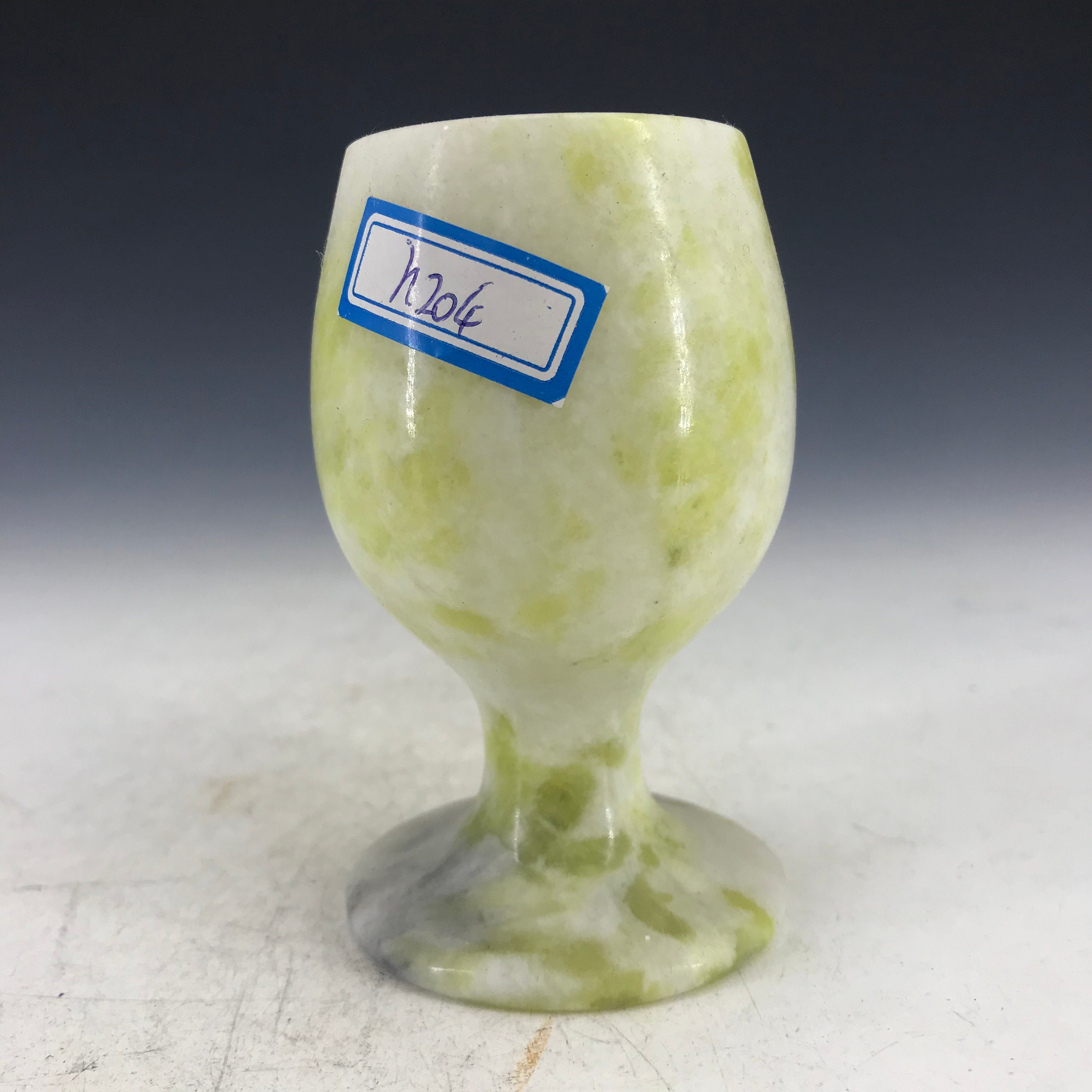 Natural Jade Wine Glasses Made by Hand in China Etsy