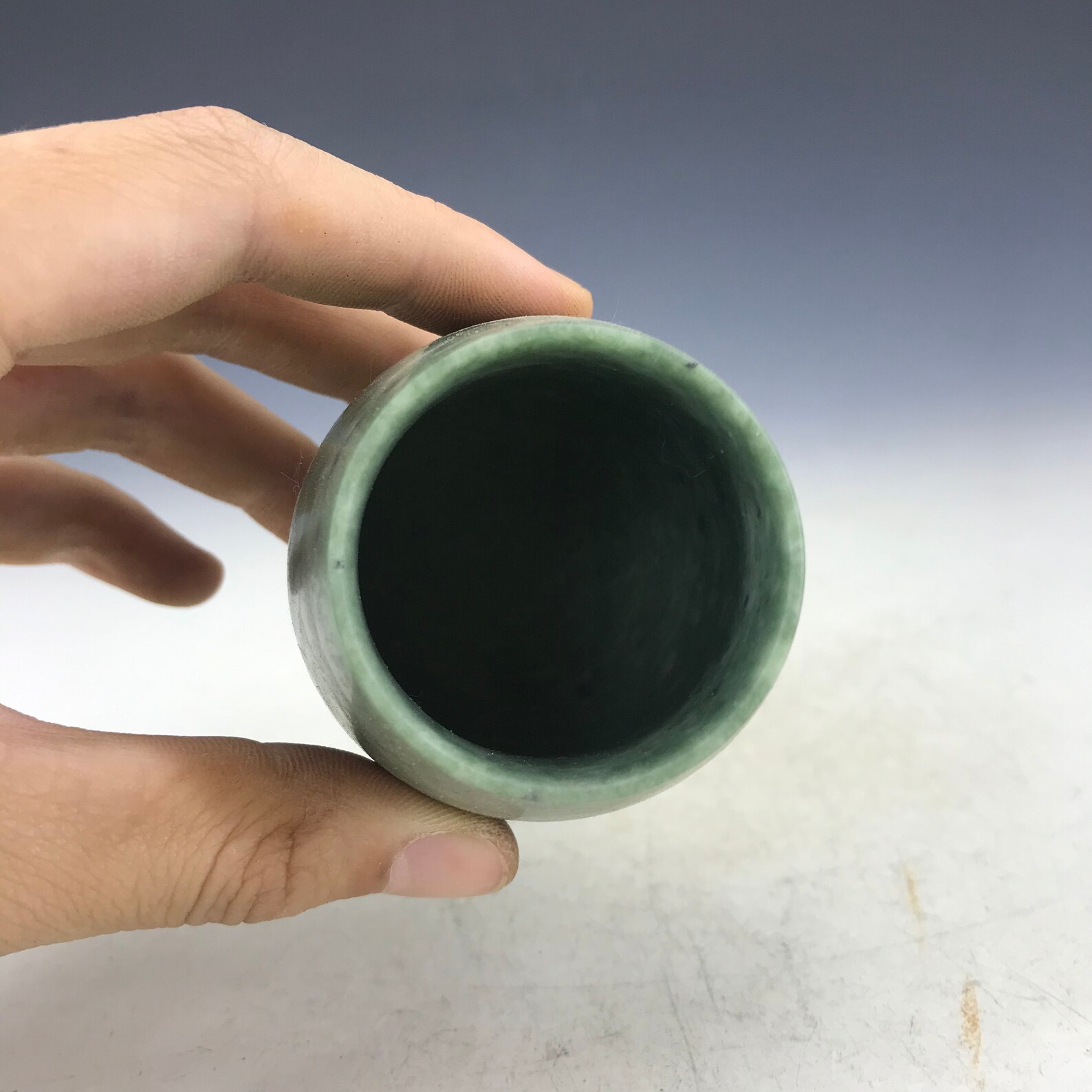 Natural Jade Wine Glasses Made by Hand in China Etsy