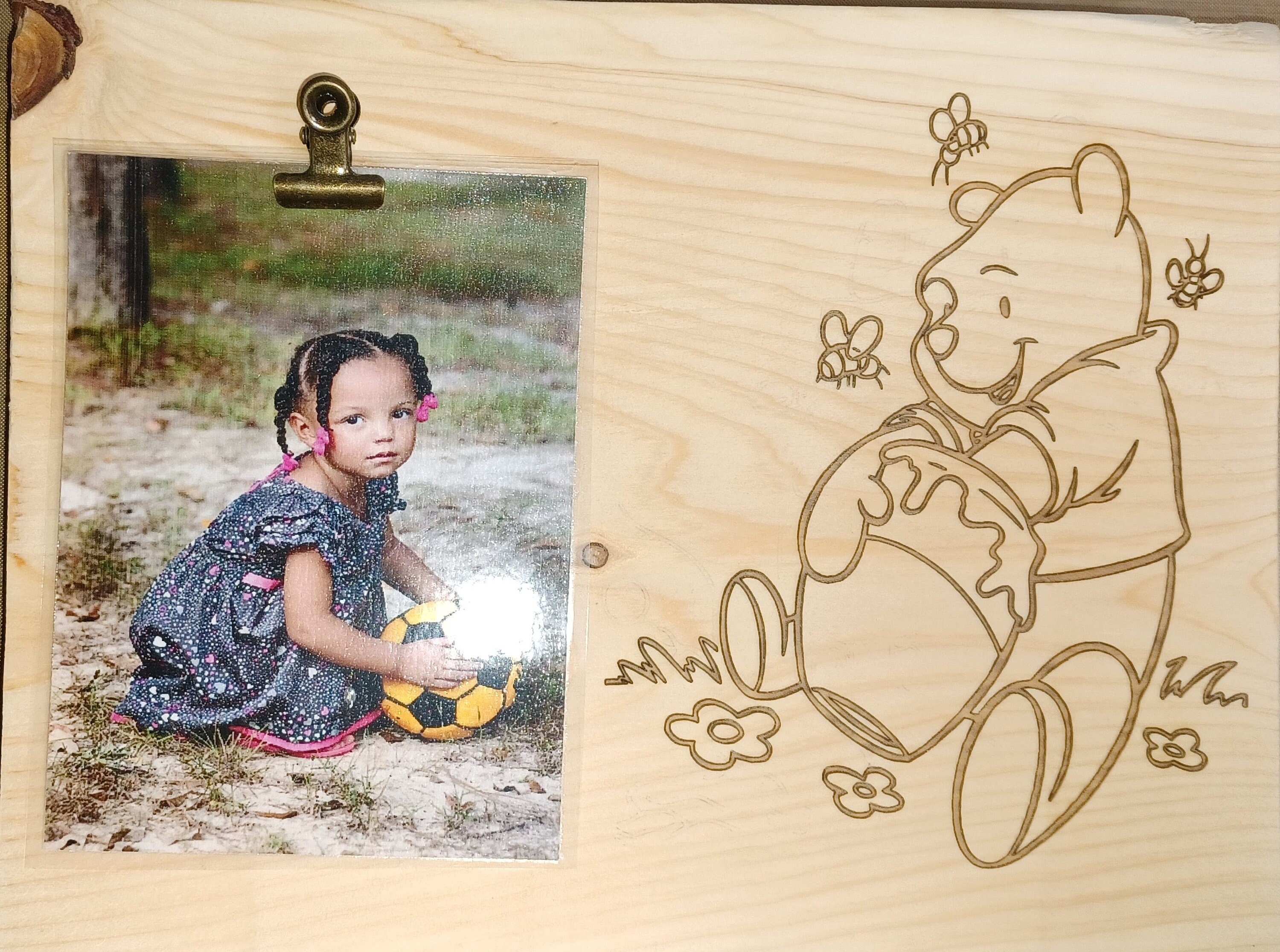 Pooh Picture Frame Etsy