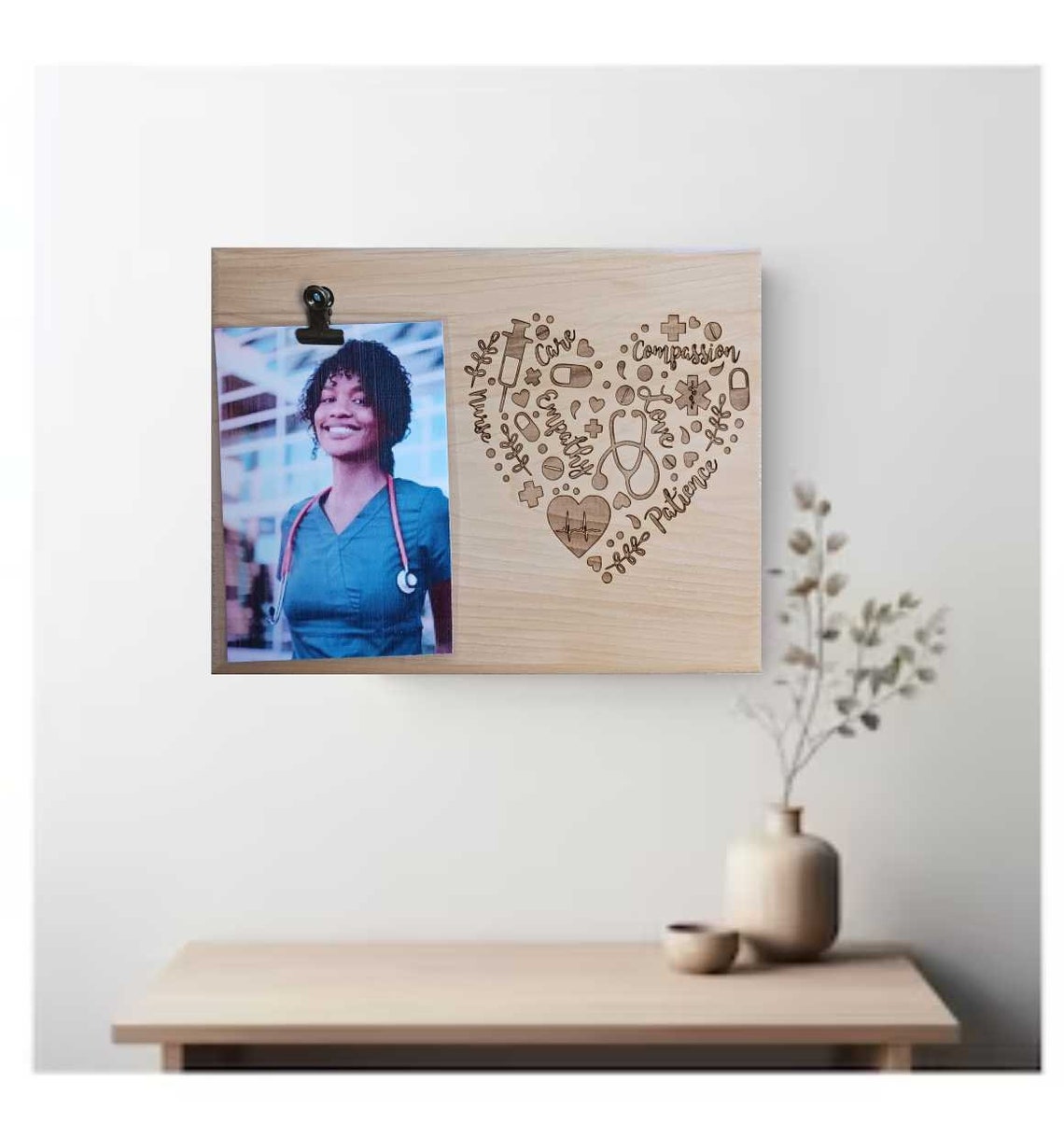 Personalized Nurse Photo Frame - Custom Picture Frame for Healthcare ...