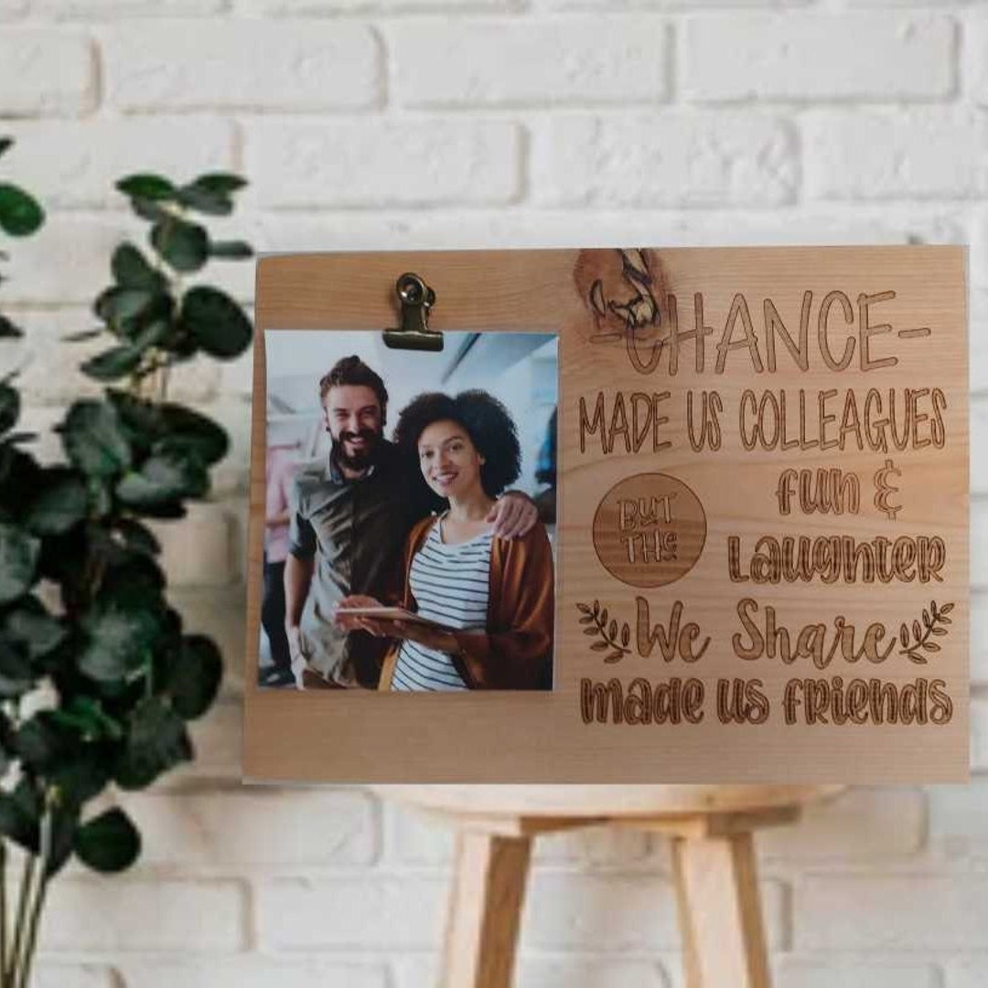 Chance Made Us Colleges Friends Picture Frame - Etsy