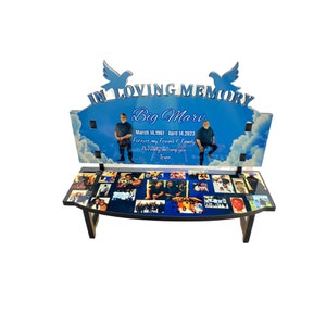 Decoratieve herdenkingsbank