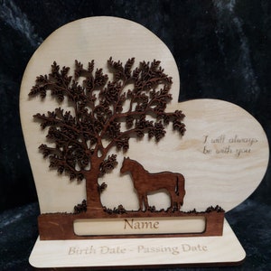 Remembrance Display Horse Version