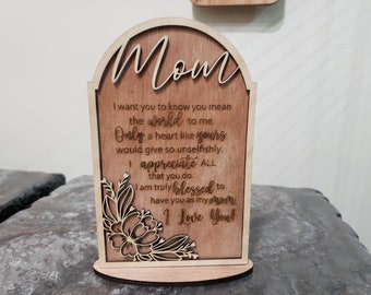 Mamas Liebe Plakette (lightburn,svg,dxf)