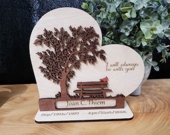 Remembrance/Memorial Display Plaque SVG/DXF/Lightburn File