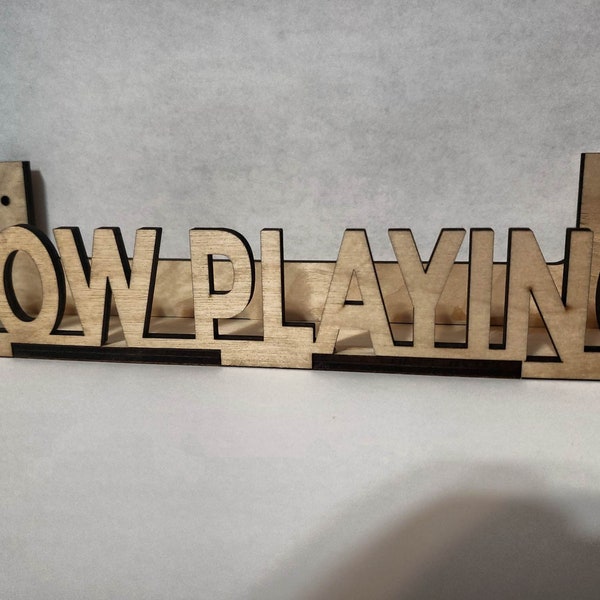 Now Playing Vinyl/CD Holder Laser Cut File(Lightburn,dxf,svg)