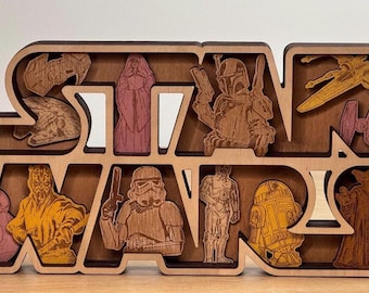 Letreros de madera de STAR WARS